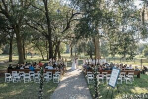 Jacksonville Florida Wedding venue, Oak trees, Spanish Moss, Outdoor wedding ceremony, Wedding ceremony, Horse Farm, Farm Wedding Venue, Barn Wedding Venue, Ranch Wedding Venue, Horse Farm Wedding