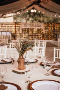 Fall tablescape at Jax wedding venue