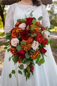 Fall bouquet at Jax wedding venue