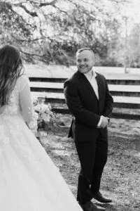 Private vows at Jacksonville wedding venue.
