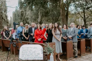 Guests at wedding Jacksonville wedding venue.