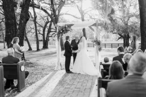 Bride and Groom at Jacksonville wedding venue